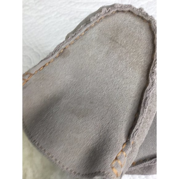 EMU Ridge Mens Beige Cow Suede Shearling Lined Slippers Size US 10 (L) - Picture 7 of 9